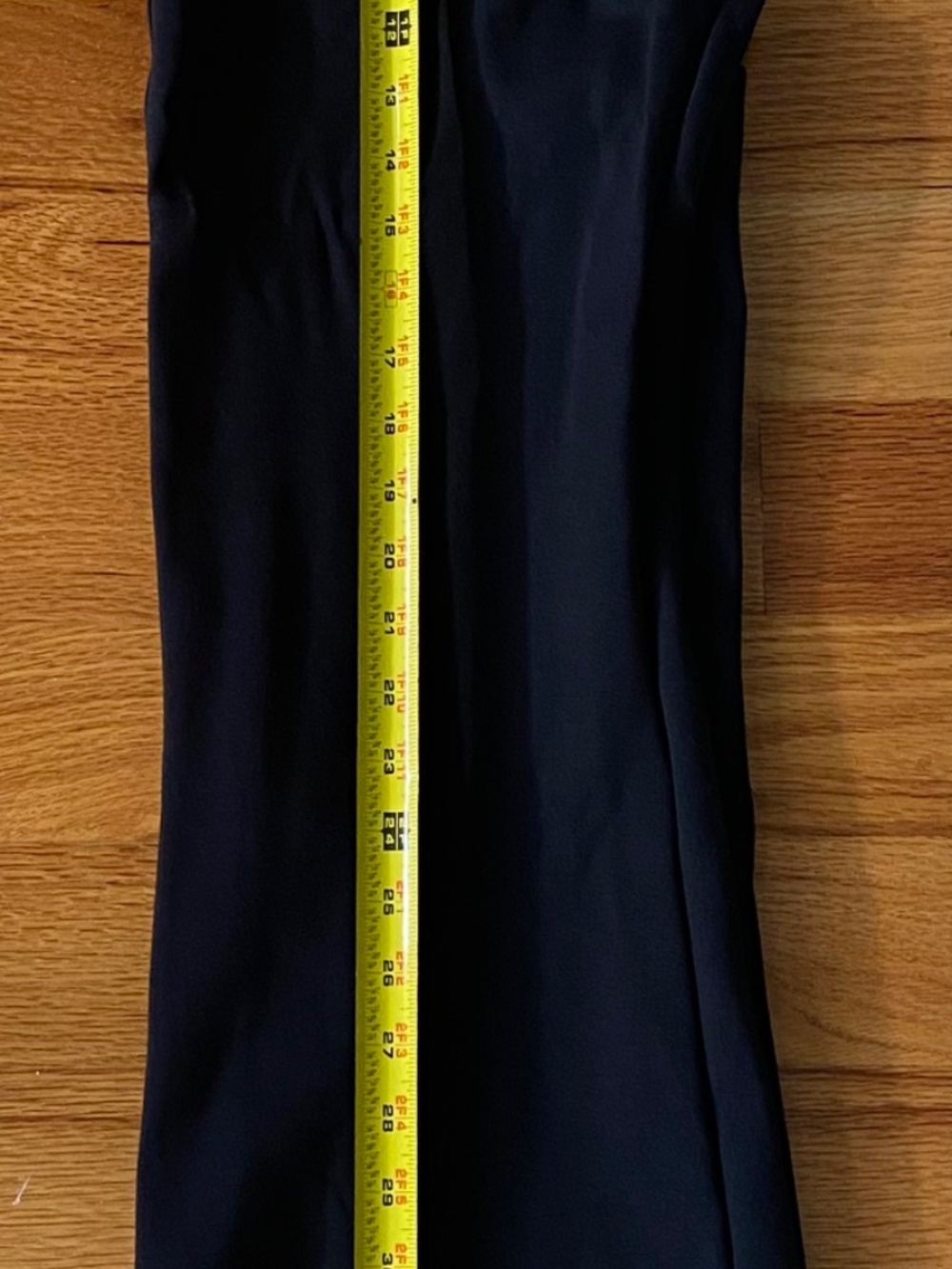 Spanx Perfect Pant Flare Leg High Rise Front Seam Ponte Trousers Black Size S - Picture 7 of 11